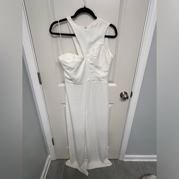 Amanda Uprichard Ivory Jumpsuit, Medium - Picture 5 of 6